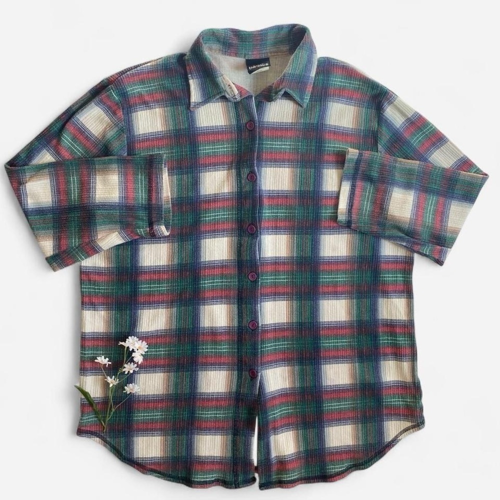SOLDVintage oversized plaid shirtSOLD